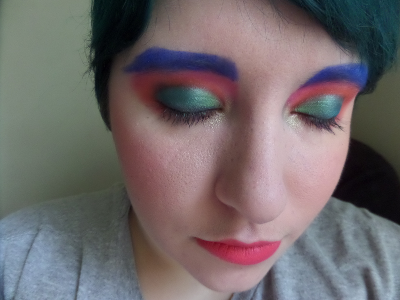 Illustration for article titled Quetzal Inspired Makeup Tutorial!